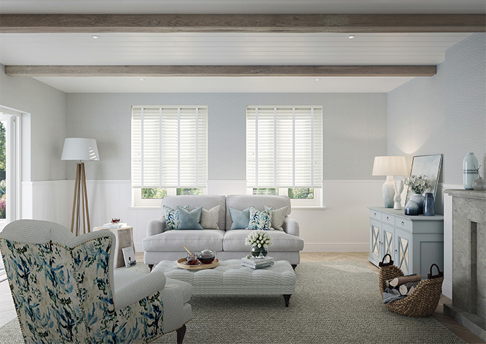 Ecowood Deluxe, Chenille Satin - Motorised Venetian Blind - Image 6